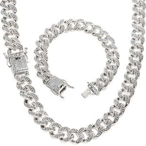 13mm Iced Out Men Necklace Chain Heavy Strong
